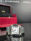 Cartier Santos de Cartier Large Silver Dial on Bracelet WSSA0018 Complete 2025