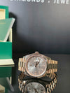 Rolex Day-Date 40 Sundust Baguette-Cut Diamond Dial on President 228235 Complete 2015