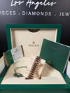 Rolex Day-Date 40 Sundust Baguette-Cut Diamond Dial on President 228235 Complete 2015
