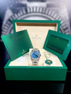 Rolex Datejust Blue Diamond Dial on Oyster 126234 Complete 2025