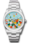 Rolex Oyster Perpetual 41 Turquoise Blue Index Dial on Oyster 124300 Complete 2024