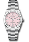 Rolex Oyster Perpetual 36 Candy Pink Index Dial on Oyster 126000 Complete 2025