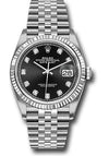 Rolex Datejust Black Diamond Dial on Jubilee 126234 Complete 2025