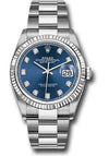 Rolex Datejust Blue Diamond Dial on Oyster 126234 Complete 2025