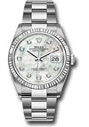Rolex Datejust 36 Mother-Of-Pearl Diamond Dial on Oyster 126234 Complete 2026