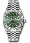 Rolex Datejust 36 Mint Green Index Dial on Jubilee 126234 Complete 2026