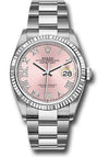 Rolex Datejust 36 Pink Diamond Roman Vi And Ix Dial on Oyster 126234 Complete 2026