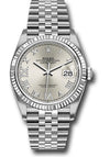 Rolex Datejust Silver Diamond Roman Vi And Ix Dial on Jubilee 126234 Complete 2025