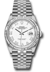 Rolex Datejust 36 White Roman Dial on Jubilee 126234 Complete 2026