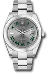 Rolex Datejust 41 Slate Green Roman Dial on Oyster 126300 Complete 2026