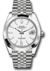 Rolex Datejust 41 White Index Dial on Jubilee 126300 Complete 2026