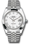 Rolex Datejust 41 White Roman Dial on Jubilee 126300 Complete 2026
