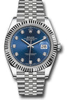 Rolex Datejust 41 Blue Diamond Dial on Jubilee 126334 Complete 2026