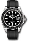 Rolex Yacht-Master 42 Black Dial on Oysterflex 226659 Complete 2023
