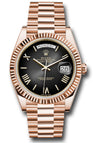 Rolex Day-Date 40 Slate Ombre Roman Dial on President 228235 Complete 2026