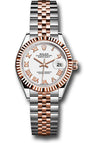 Rolex Datejust Lady White Roman Dial on Jubilee 279171 Complete 2025
