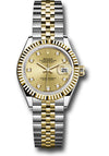 Rolex Datejust Lady Champagne Diamond Dial on Jubilee 279173 Complete 2025