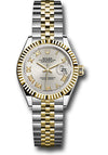 Rolex Datejust Lady Silver Roman Dial on Jubilee 279173 Complete 2025