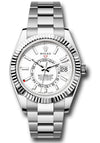 Rolex SkyDweller White Index Dial on Oyster 336934 Complete 2024