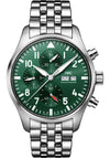 IWC Pilot's Watch Chronograph Green Dial on Bracelet IW378006 Complete 2026