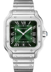 Cartier Santos de Cartier Large Green Dial on Bracelet WSSA0062 Complete 2025