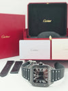Cartier Santos de Cartier Large Black Dial on Rubber Strap WSSA0039 Complete 2026