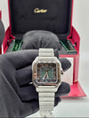 Cartier Santos de Cartier Large Green Dial on Bracelet WSSA0062 Complete 2025