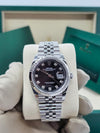 Rolex Datejust 36 Black Diamond Dial on Jubilee 126234 Complete 2026