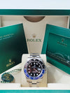 Rolex GMT-Master II Batman Black Dial on Oyster 126710BLNR Complete