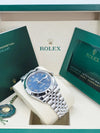 Rolex Datejust 41 Blue Roman Dial on Jubilee 126300 Complete 2026