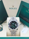 Rolex Datejust 41 Green Ombre Dial on Jubilee 126300 Complete 2026