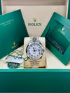 Rolex Datejust 41 White Roman Dial on Jubilee 126300 Complete 2026