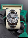 Rolex Datejust 41 Dark Rhodium Index Dial on Oyster 126334 Complete 2026