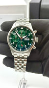 IWC Pilot's Watch Chronograph Green Dial on Bracelet IW378006 Complete 2026