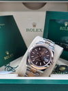 Rolex Datejust 41 Chocolate Index Dial on Oyster 126301 Complete 2023