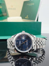 Rolex Datejust 41 Blue Roman Dial on Jubilee 126300 Complete 2026