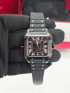 Cartier Santos de Cartier Large Black Dial on Rubber Strap WSSA0039 Complete 2026