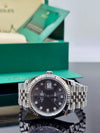 Rolex Datejust 41 Dark Rhodium Diamond Dial on Jubilee 126334 Complete 2026