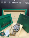 Rolex Datejust Slate Roman-Wimbledon Dial on Jubilee 126233 Complete 2025