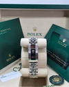 Rolex Datejust 36 Aubergine Purple Diamond Roman Vi And Ix Dial on Jubilee 126234 Complete 2026