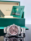 Rolex Datejust 36 Pink Diamond Roman Vi And Ix Dial on Oyster 126234 Complete 2026