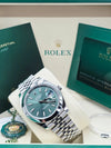 Rolex Datejust 41 Mint Green Index Dial on Jubilee 126300 Complete 2026