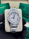 Rolex Datejust 36 White Roman Dial on Oyster 126234 Complete 2026