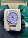 Rolex Oyster Perpetual 36 Lavender Dial on Oyster 126000 Complete 2026