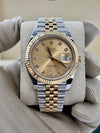 Rolex Datejust 41 Champagne Diamond Dial on Jubilee 126333 Complete