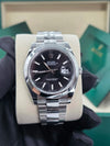 Rolex Datejust 41 Black Index Dial on Oyster 126300 Complete 2026