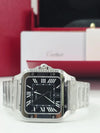 Cartier Santos de Cartier Large Black Dial on Bracelet WSSA0096 Complete 2026