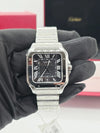 Cartier Santos de Cartier Large Black Dial on Bracelet WSSA0096 Complete 2026
