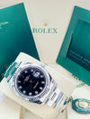 Rolex Datejust 41 Black Diamond Dial on Oyster 126334 Complete 2026