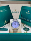 Rolex Oyster Perpetual 36 Lavender Dial on Oyster 126000 Complete 2026